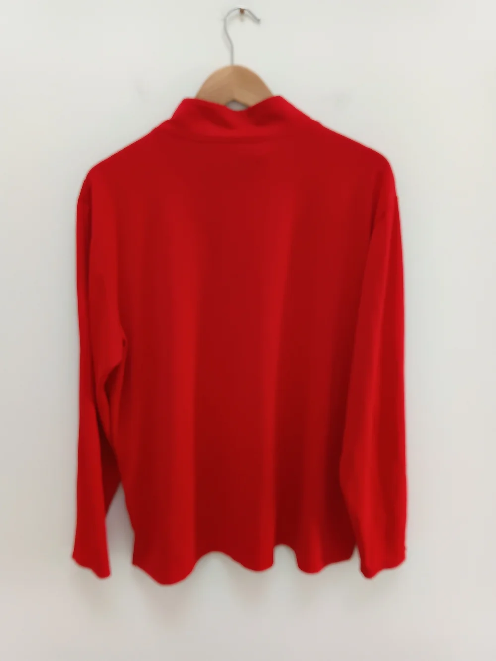 Nike Dri-fit Men’s Red Quarter-Zip Pullover Performance Top Size XL